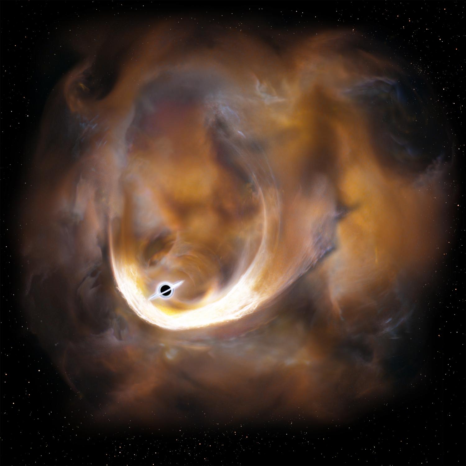 Could this be the second largest black hole in the Milky Way?