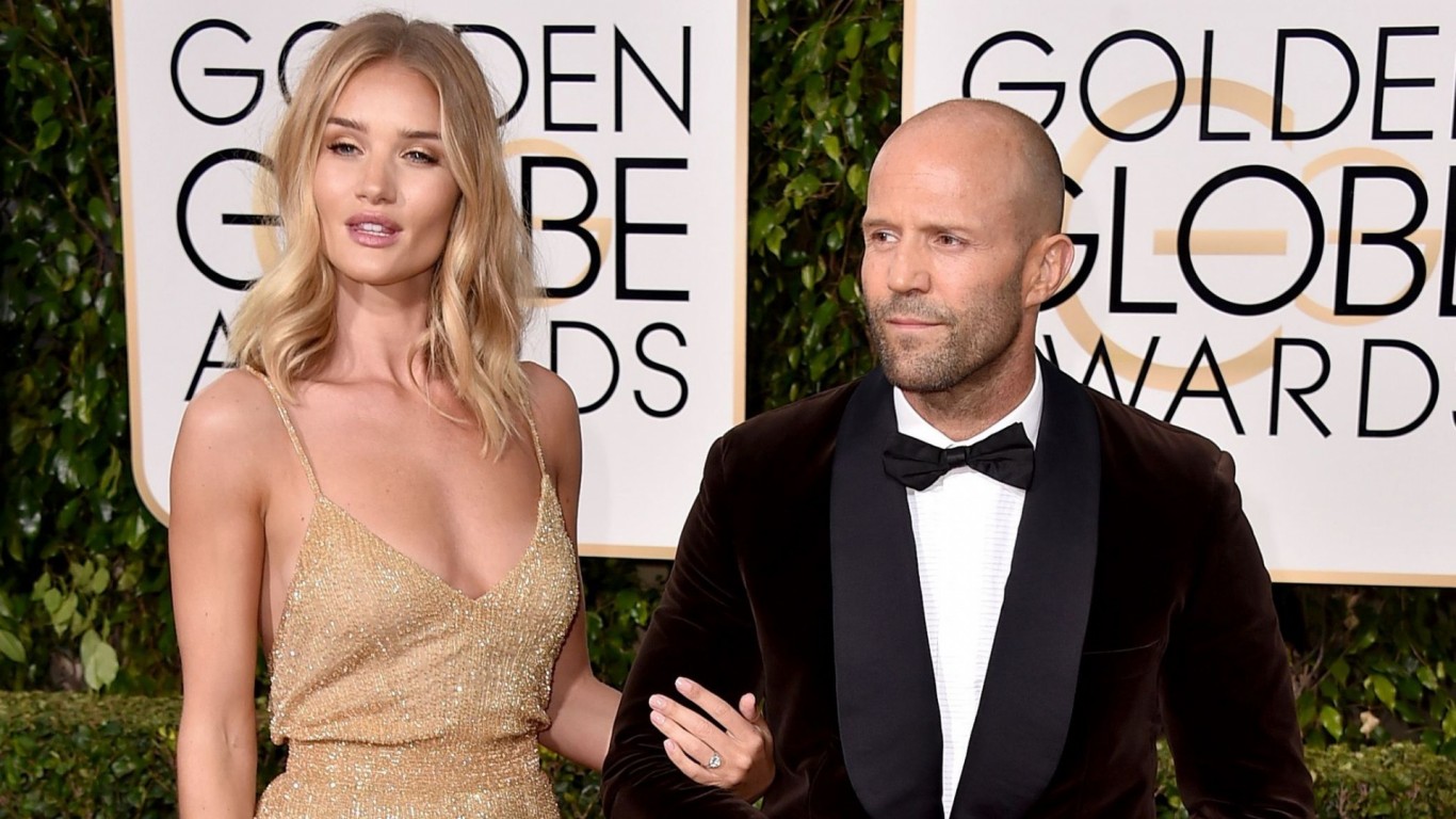 Rosie Huntington-Whiteley & Jason Statham finally confirm their engagement — Golden Globes
