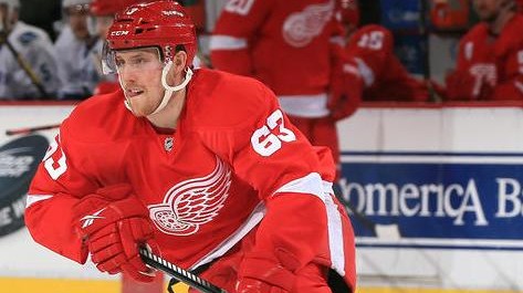 Rookie Dylan Larkin leads Red Wings to 3-0 win over Sabres
