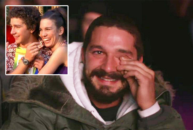 Shia LaBeouf given mask to hide behind during film fest naps