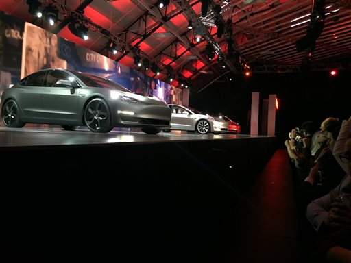Tesla Model 3: Tesla's 'baby' Model S Revealed