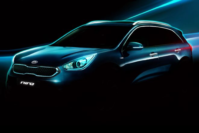 Kia Releases First Images of Brand-New Niro Hybrid Compact SUV