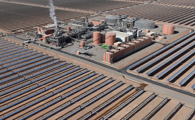 Morocco unveils massive solar plant