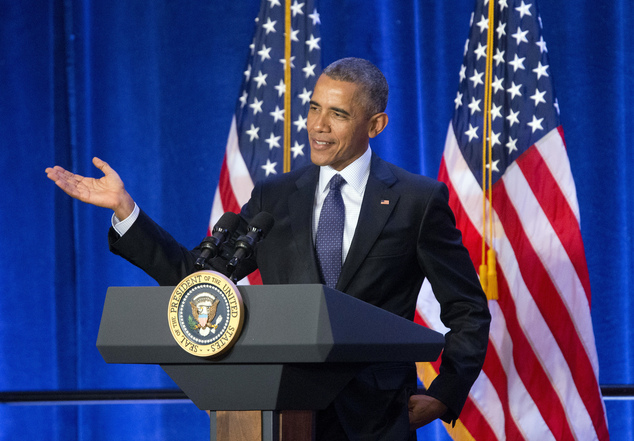 Barack Obama calls out GOP's 'phony tough talk and bluster'