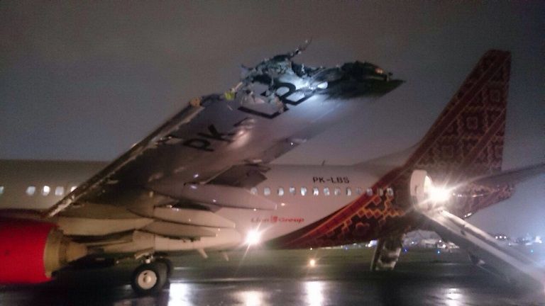 Planes collide on Indonesia runway, no casualties