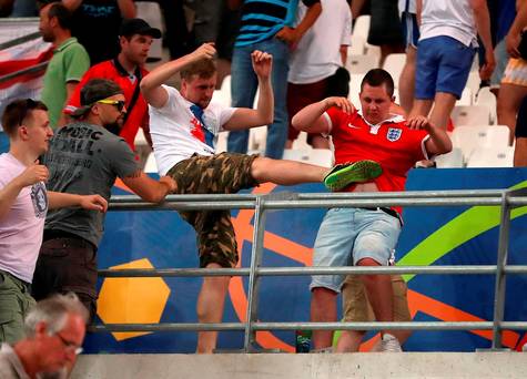 Three Russians jailed over Euro 2016 violence