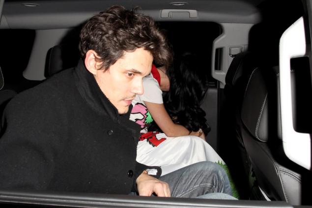 Katy Perry and John Mayer gathering together before new year's eve 2015