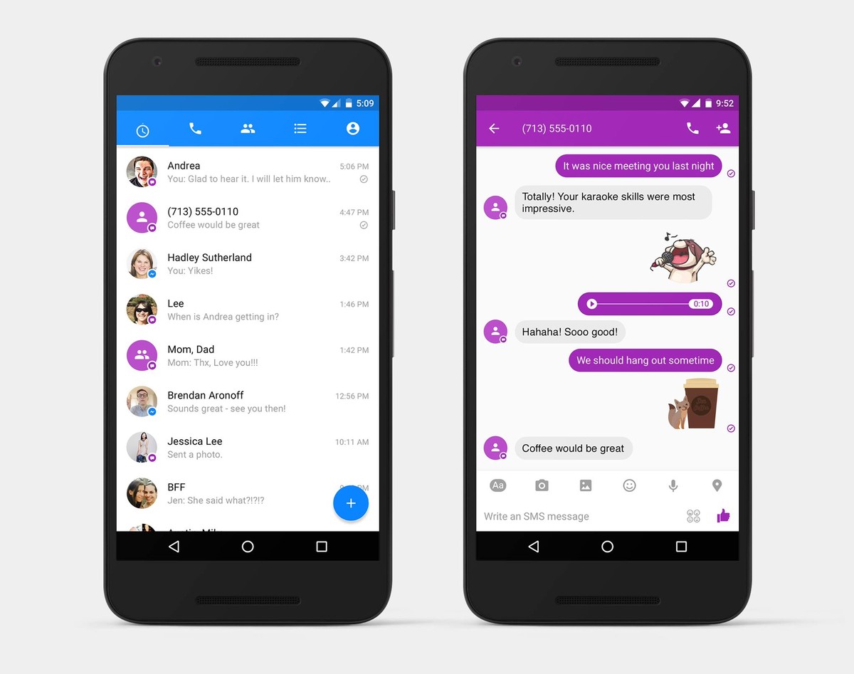 Android Users Can Communicate On Facebook Messenger Via SMS