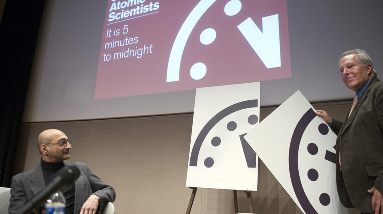 Doomsday Clock Stays Unchanged at Three Minutes to Midnight
