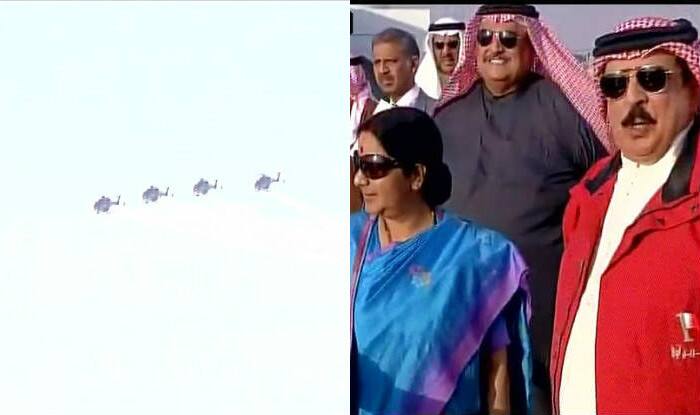 Sushma Swaraj meets Bahrain PM, Saudi MOFA