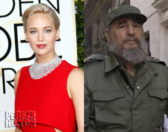 Jennifer Lawrence to play Fidel Castro's lover for Sony
